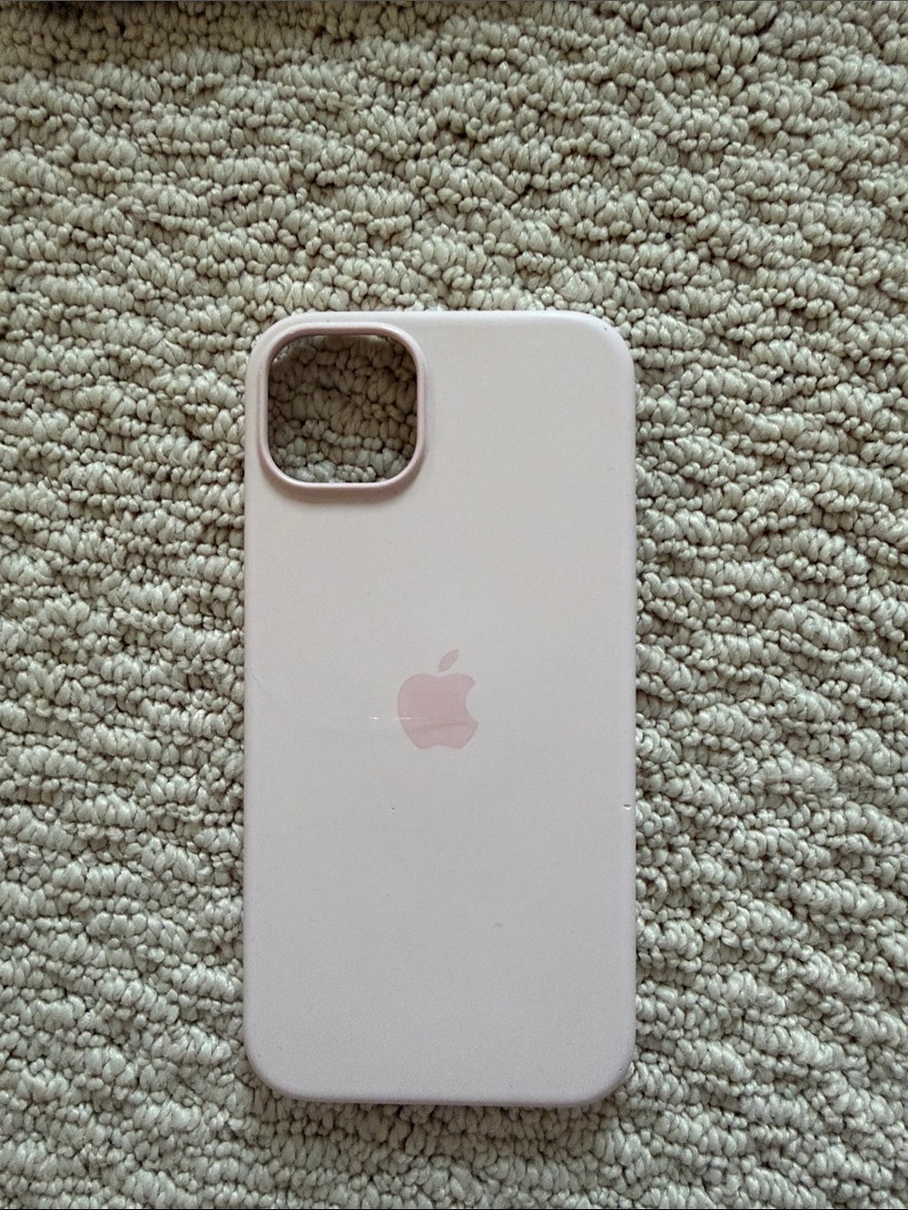 Apple Soft Silicone iPhone Case - Light Pink